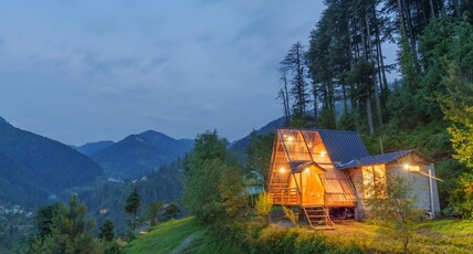 Hillside  A frame Cottage  Jibhi Room Type - Hillside  A frame Cottage  Jibhi