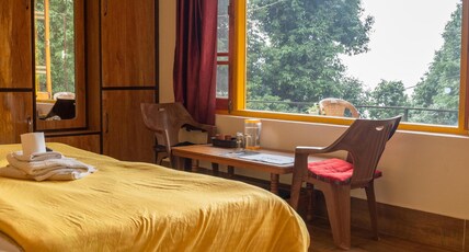 The Unmad Dharamkot  | Cafe | Stay | Coworking Room Type - Premium Rooms With Jungle and Valley View
