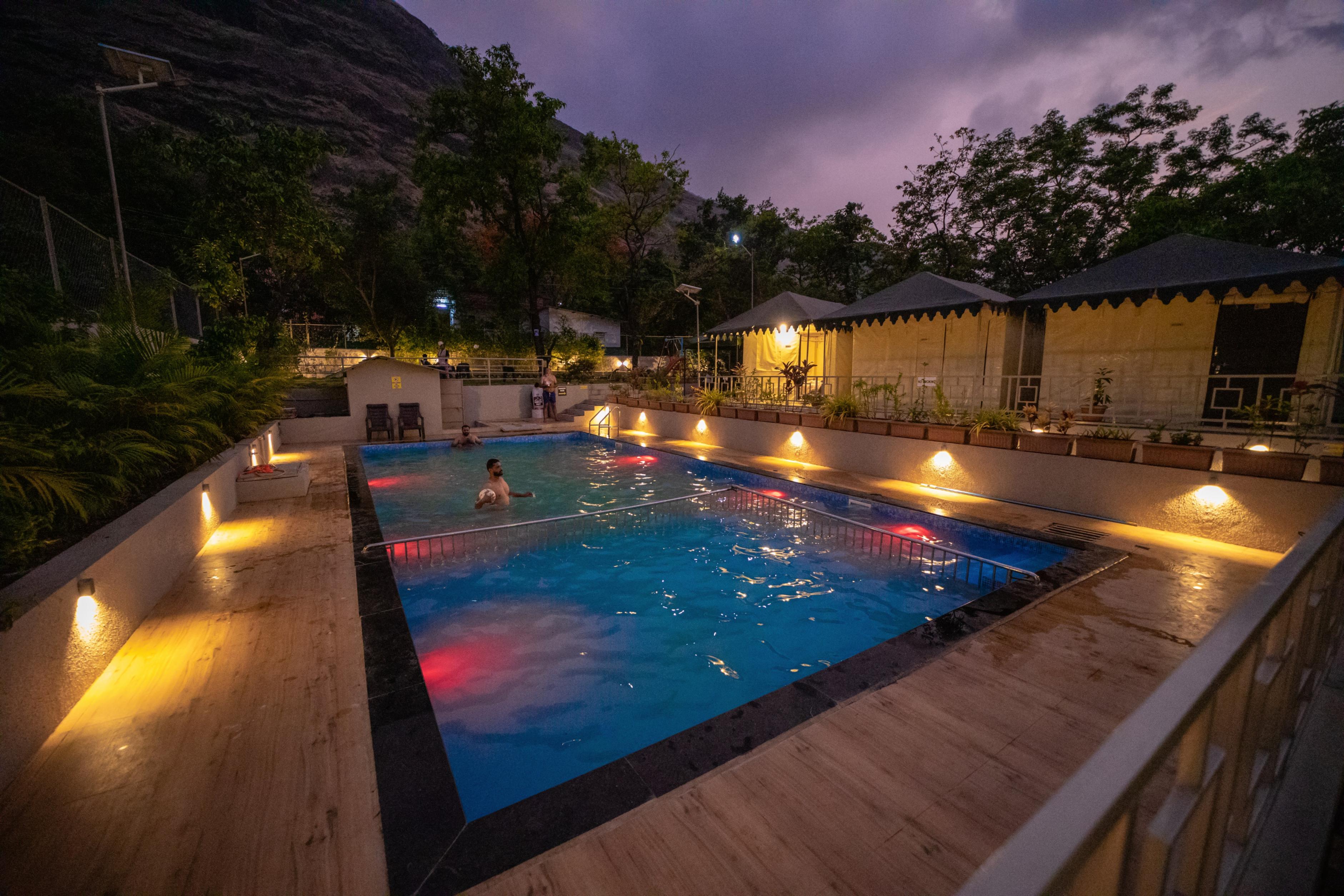 Indradhanush Hill Resort | Rooms & Pool - Tap to explore photos