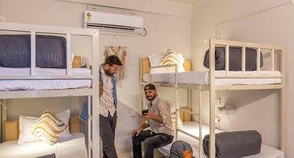 Zostel Rishikesh (Tapovan) Room Type - 1 Bunk Bed | Standard 4 Bed Mixed Dorm (with shared balcony) | Shared en-suite washroom