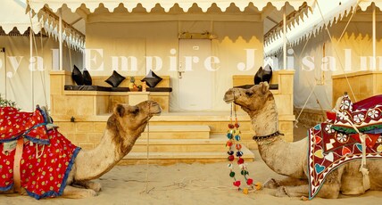 Royal Empire Camp & Resort Room Type - Royal Maharaja Tents (A/C) Royal Empire Camp & Resort Room Type - Royal Maharaja Tents (A/C)