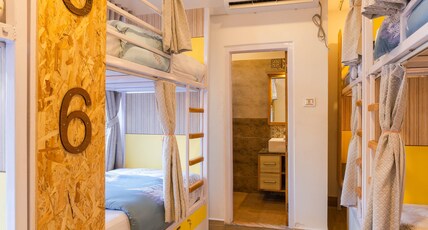 Flock hostels kathmandu Room Type - Bed in 8-Bed Mixed Dormitory Room