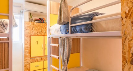 Flock hostels kathmandu Room Type - Bed in 4-Bed Mixed Dormitory Room
