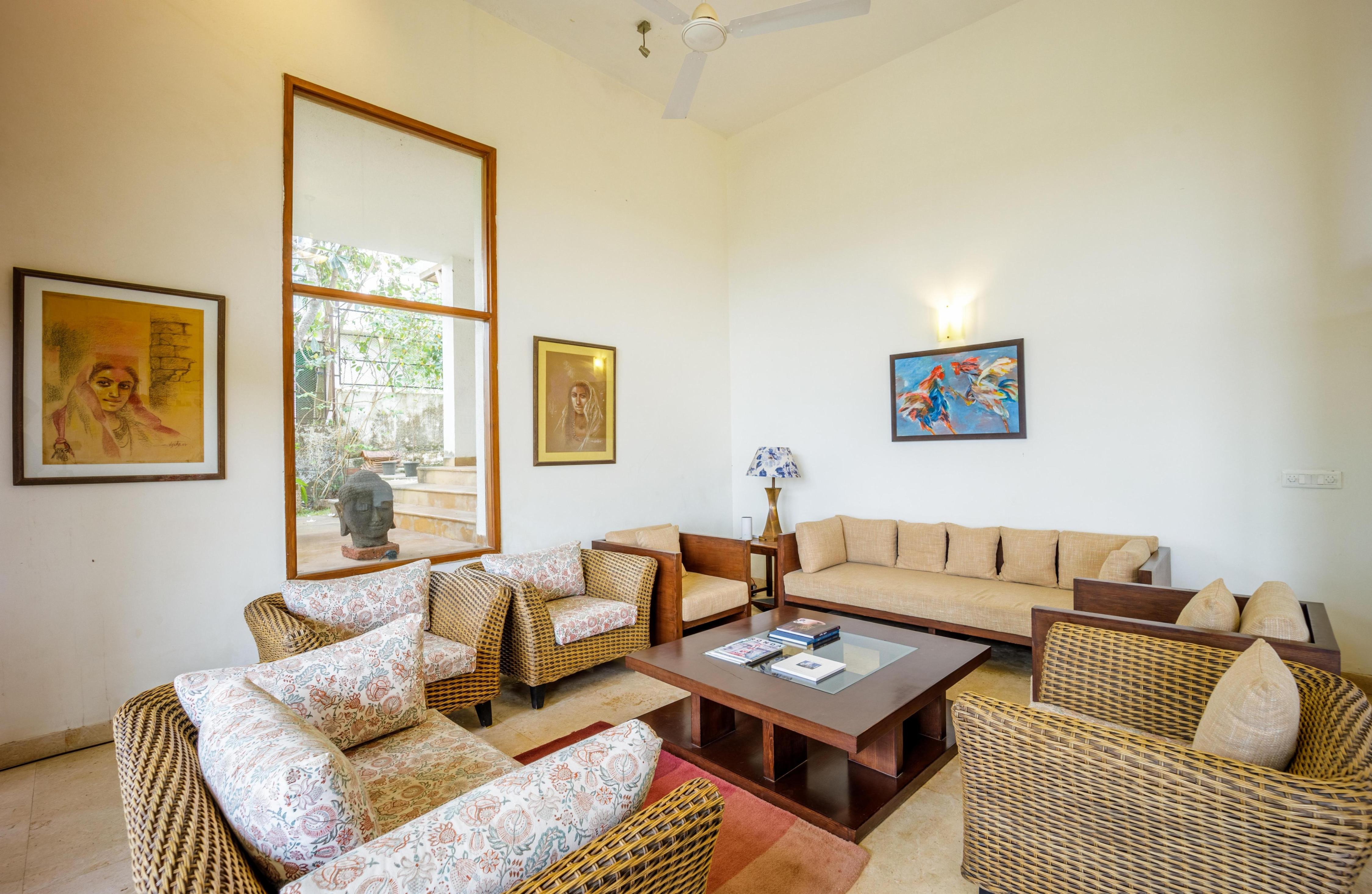 Hireavilla | White House - 3BHK Hilltop Villa with Pool and River View - Tap to explore photos
