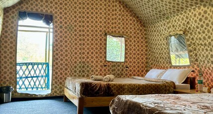 Kodom Bari Retreat, Kaziranga Room Type - Safari Tent Quad with Attached Bathroom