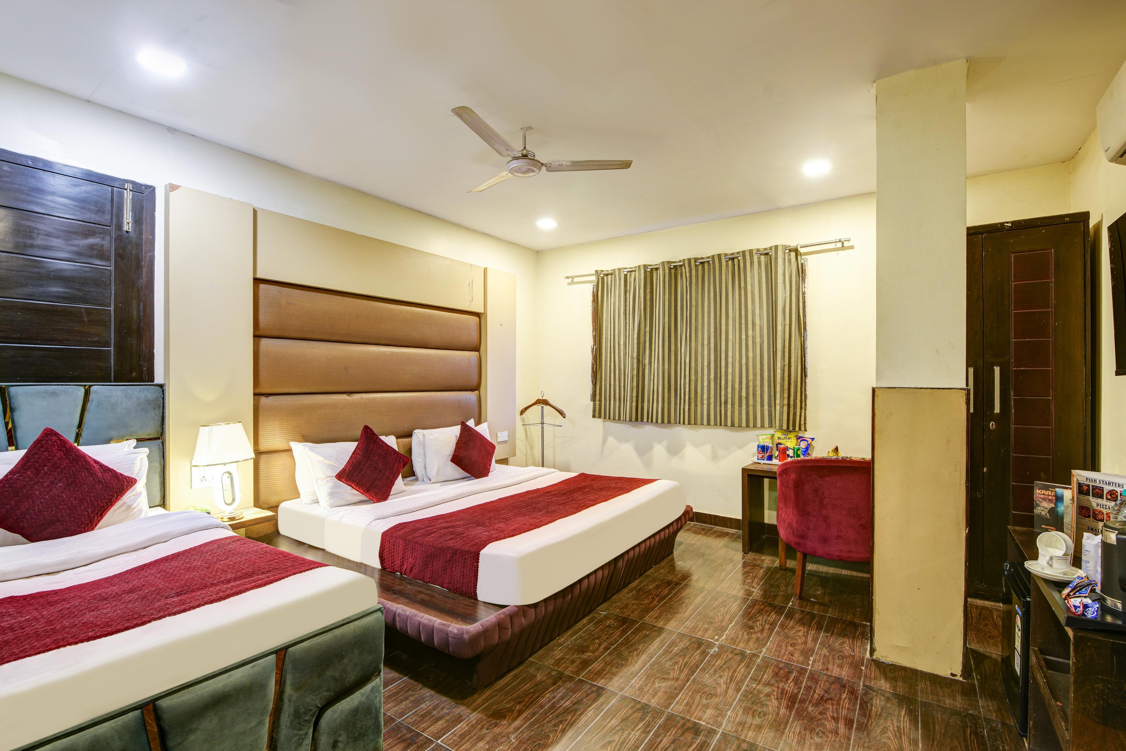 Hotel WK Comfort Inn with Rooftop - Near Connaught Place & Railway Station Room Type - Family AC Room with Free WiFi