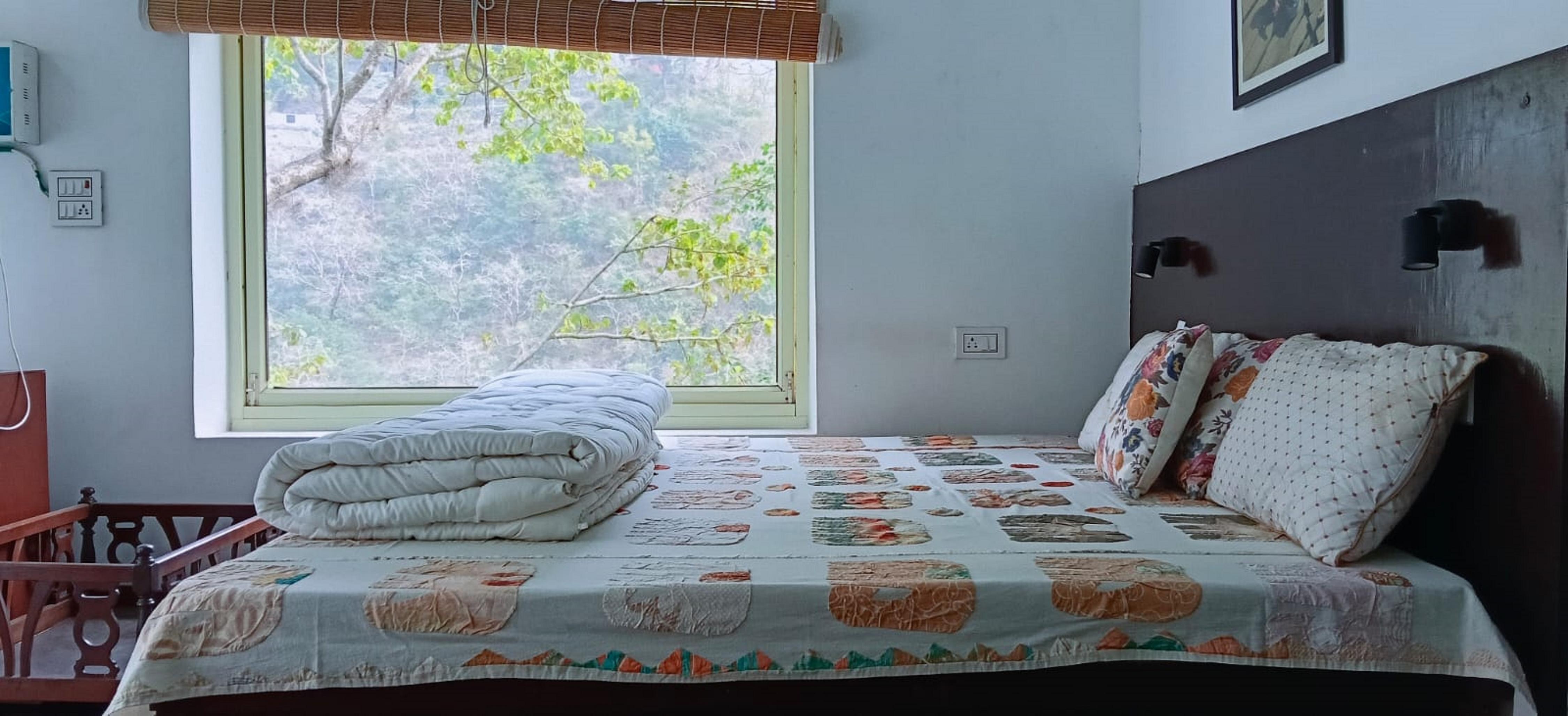 Spashram GangaRiver Beach Retreat Room Type - WRITERS RETREAT BEACH CLIFF COTTAGE PENTHOUSE ( WITH KITCHENETTE)-RAMANA3