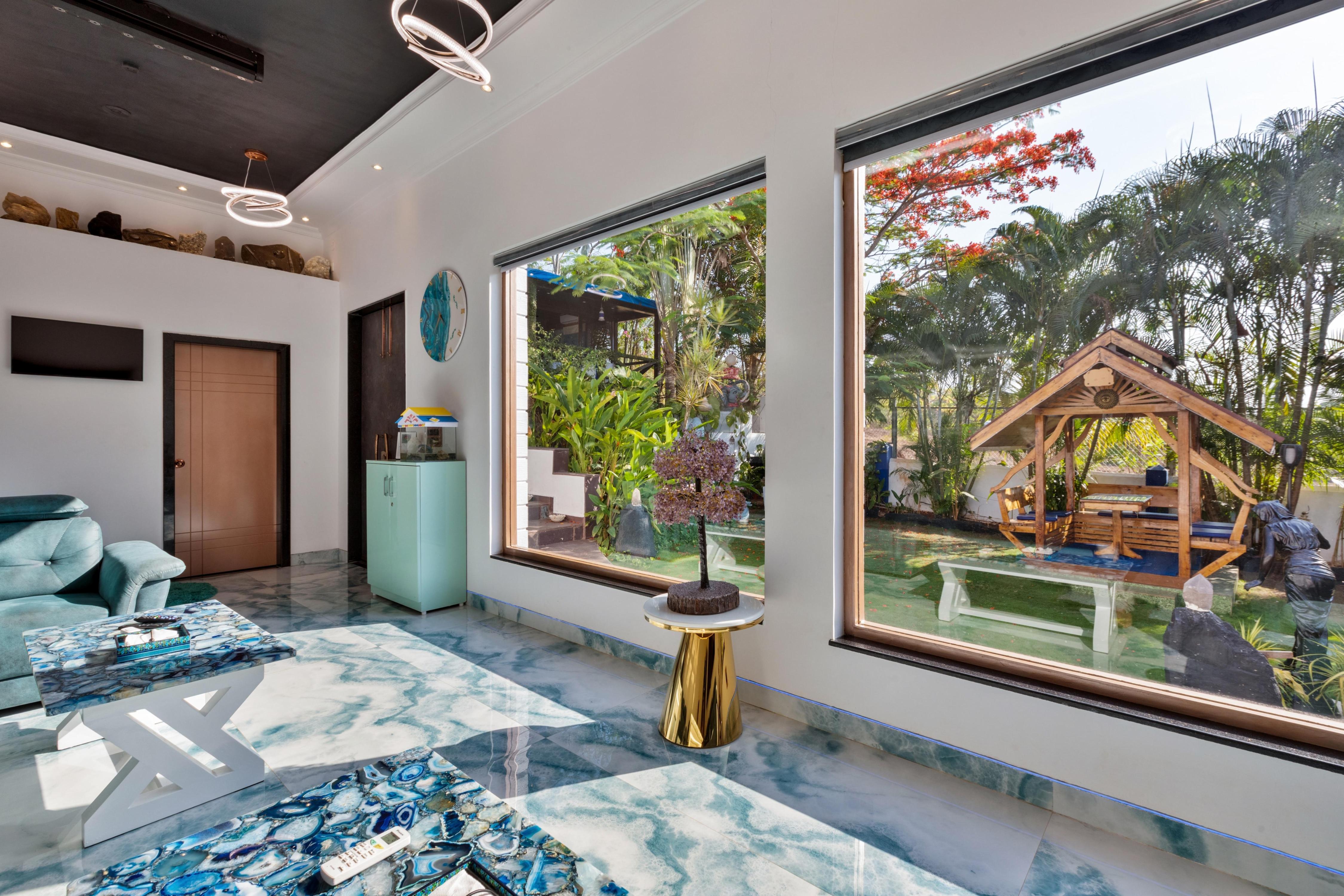 Shiva Valley at Rock Forest Calangute 5 BR Pvt Pool - Tap to explore photos