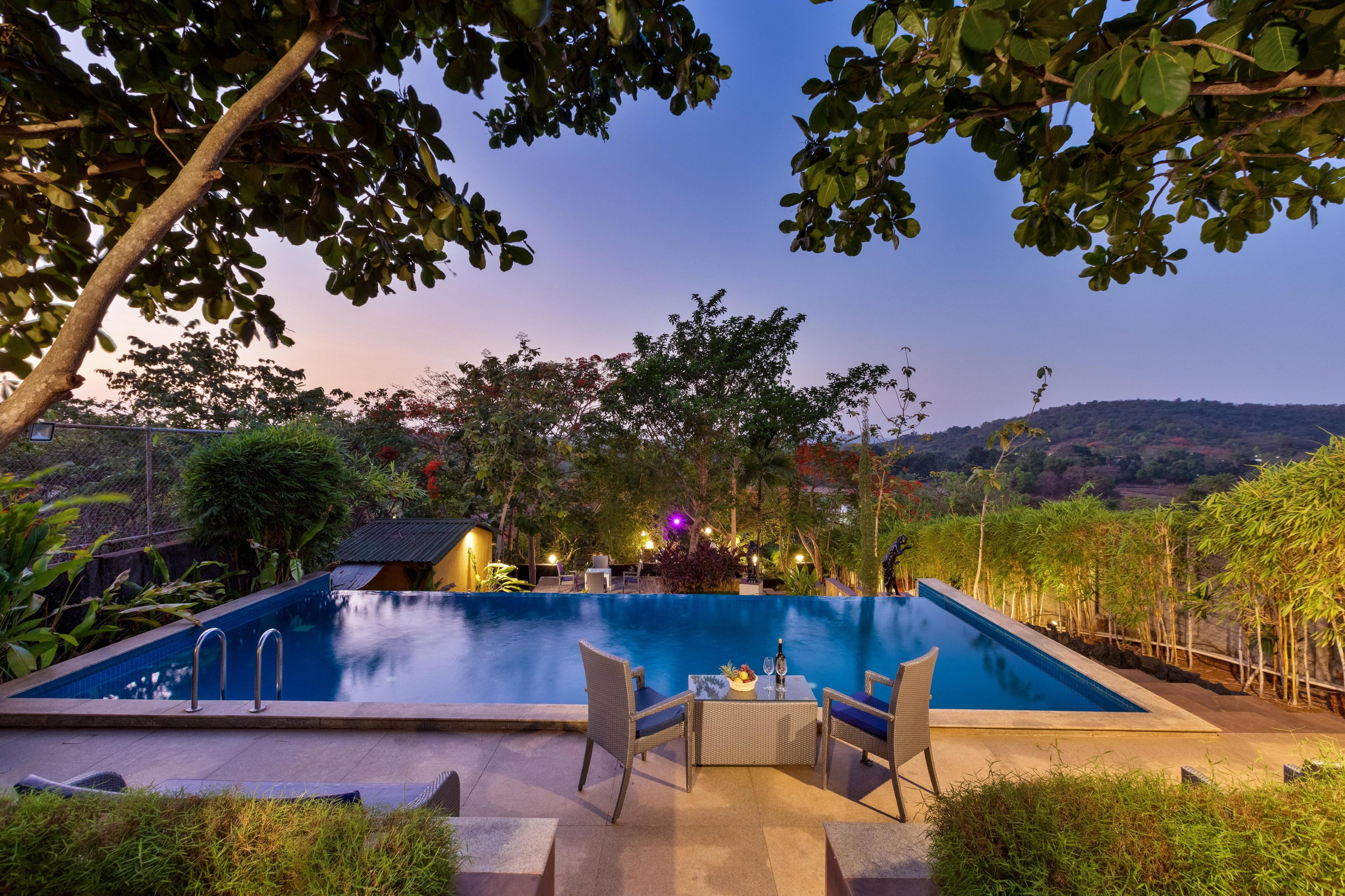 Shiva Valley at Rock Forest Calangute 5 BR Pvt Pool - Tap to explore photos
