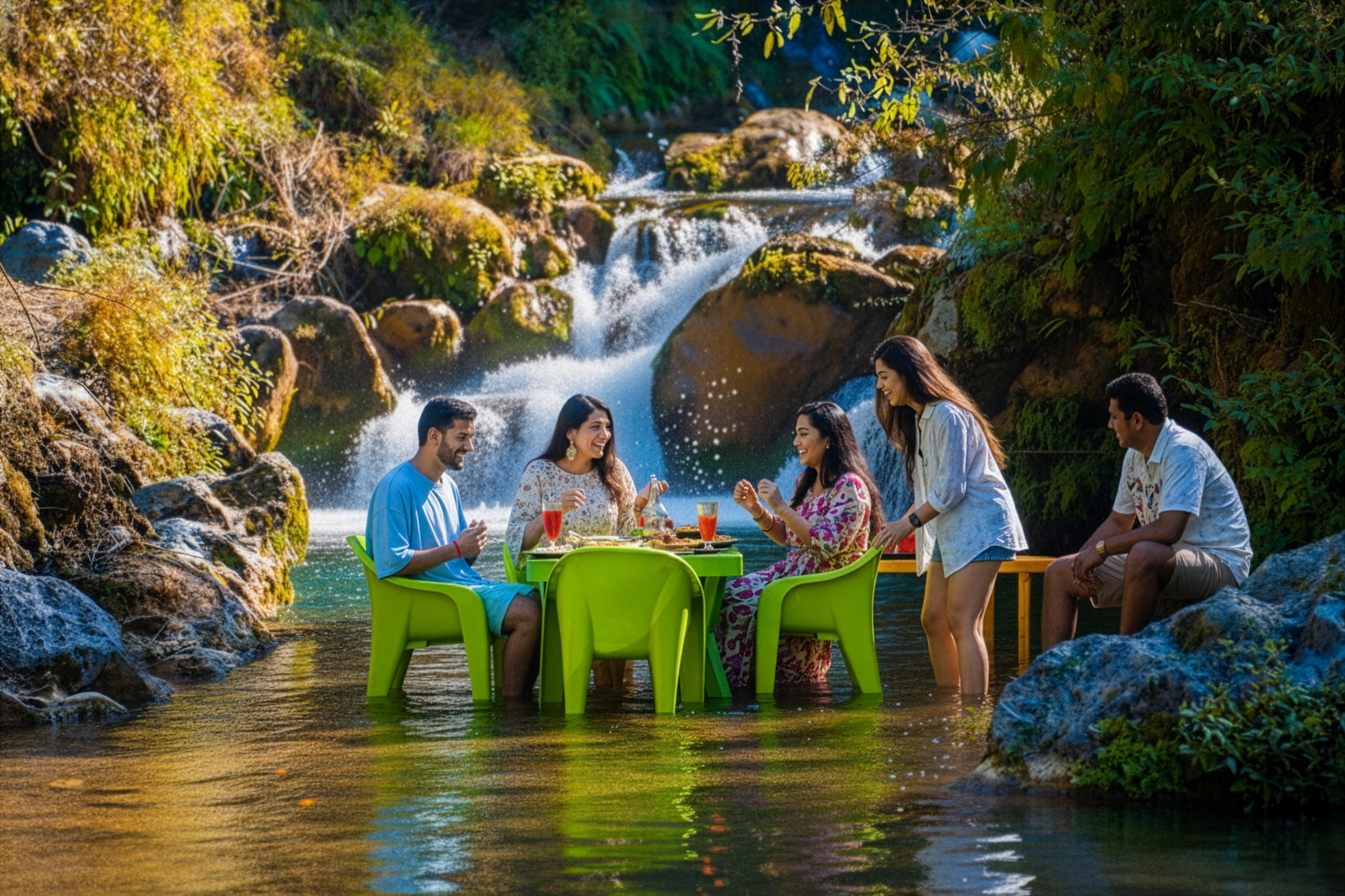 The Hosteller Mussoorie By the Streamside, Kempty - Tap to explore photos