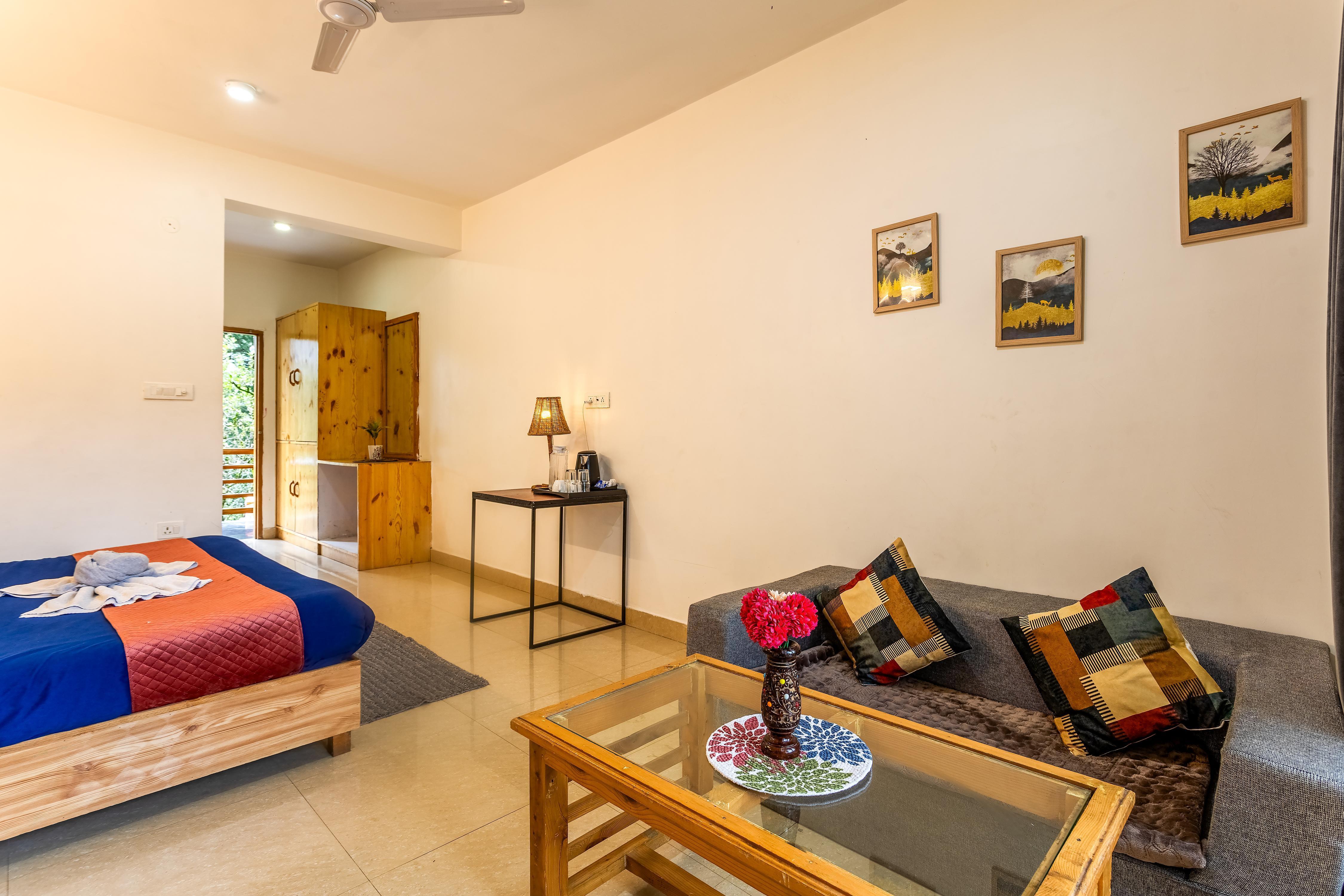 Getaway Stays Manali | River-view Rooms - Tap to explore photos