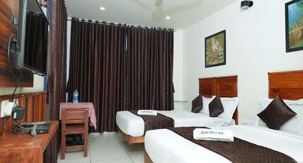Velan Temple View Room Type - Family Room with Front View