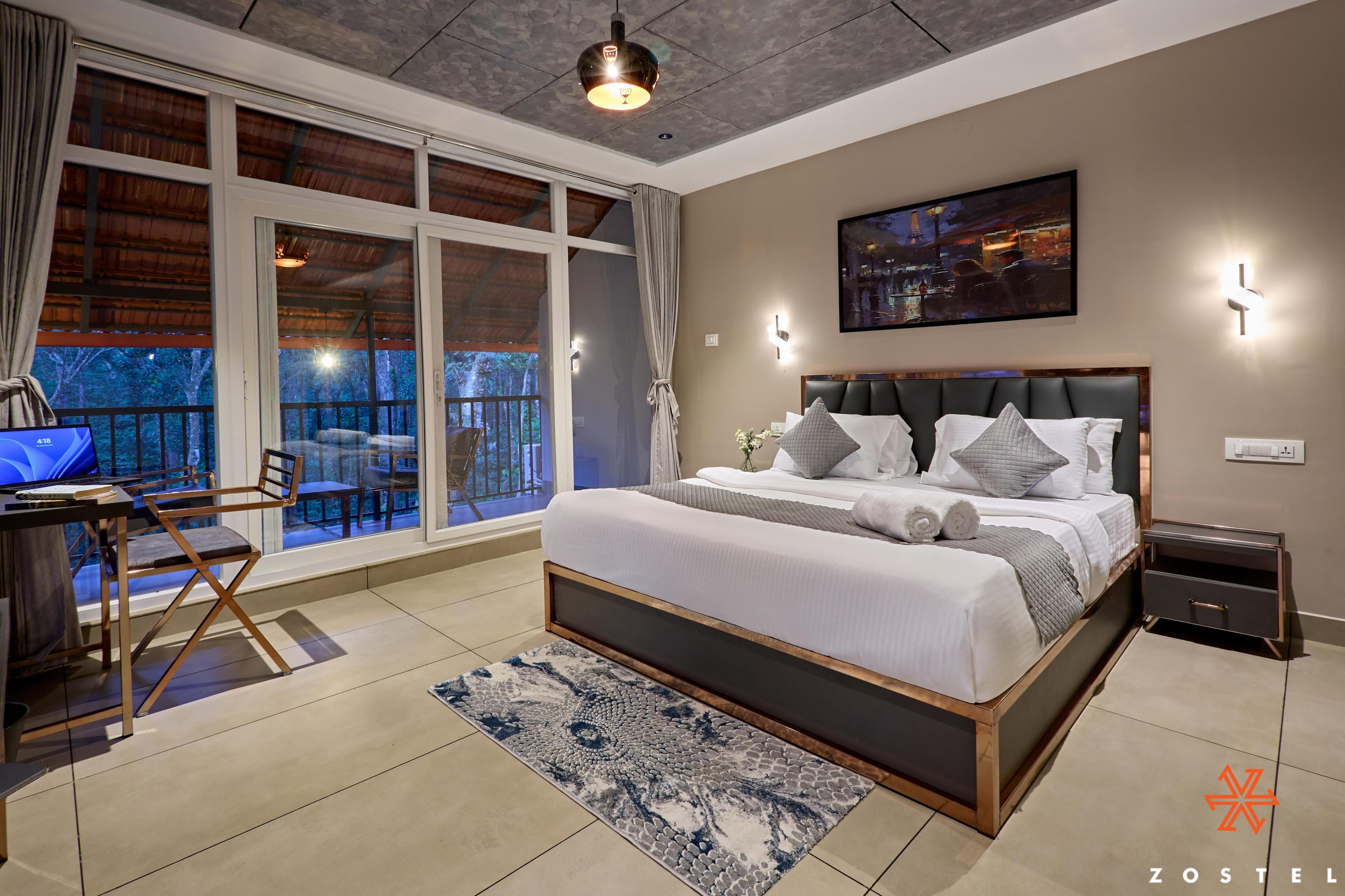 Zostel Coorg (Madikeri) Room Type - Premium Room (with balcony and AC)