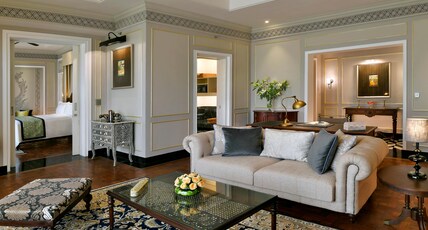 Raffles Udaipur Room Type - Raffles Oasis Suite with Pool, Cabana and Balcony Raffles Udaipur Room Type - Raffles Oasis Suite with Pool, Cabana and Balcony