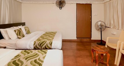 Tusker Trails Dandeli Room Type - Deluxe AC Maharaja Cottage - Price for 4 Guests Tusker Trails Dandeli Room Type - Deluxe AC Maharaja Cottage - Price for 4 Guests