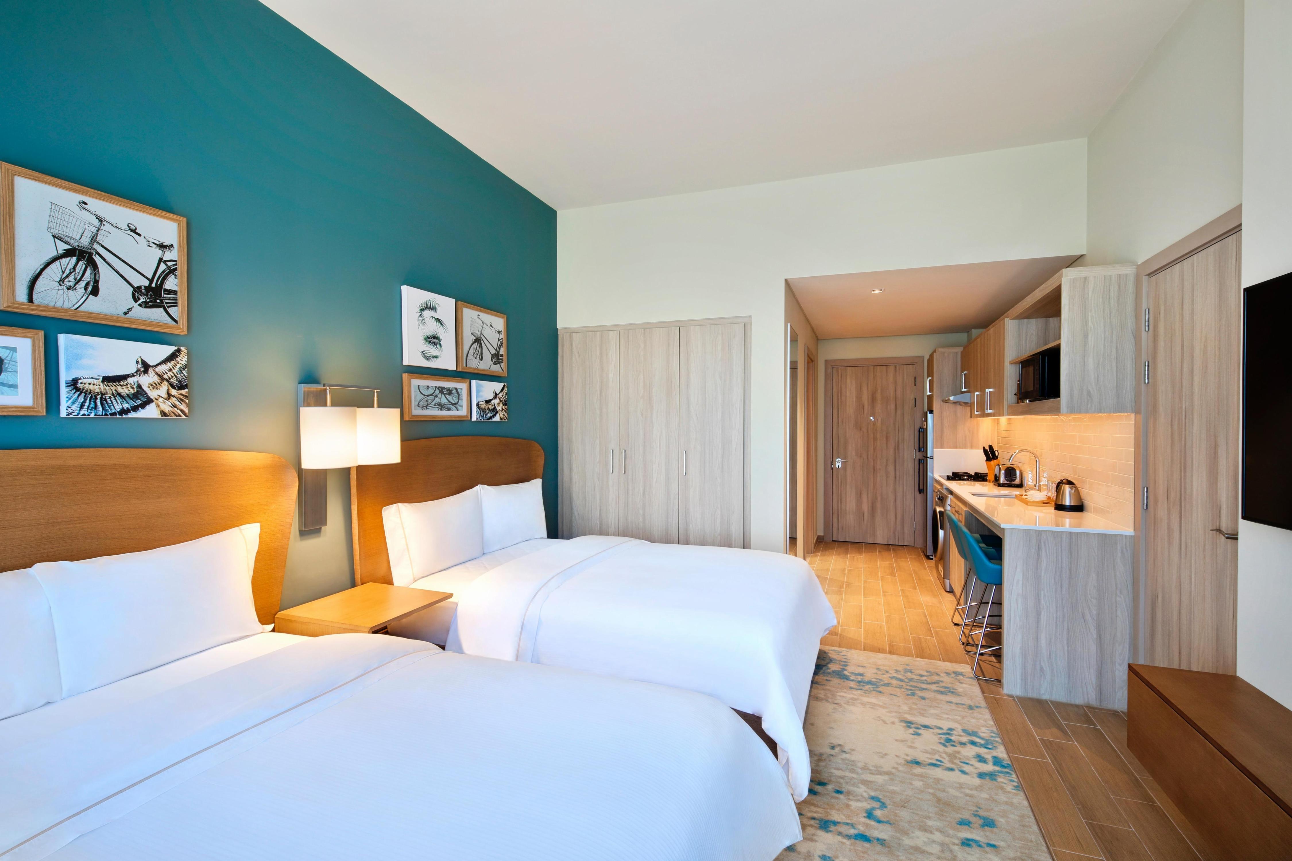 Element by Westin Al Jaddaf, Dubai Room Type - Studio, 2 Doubles