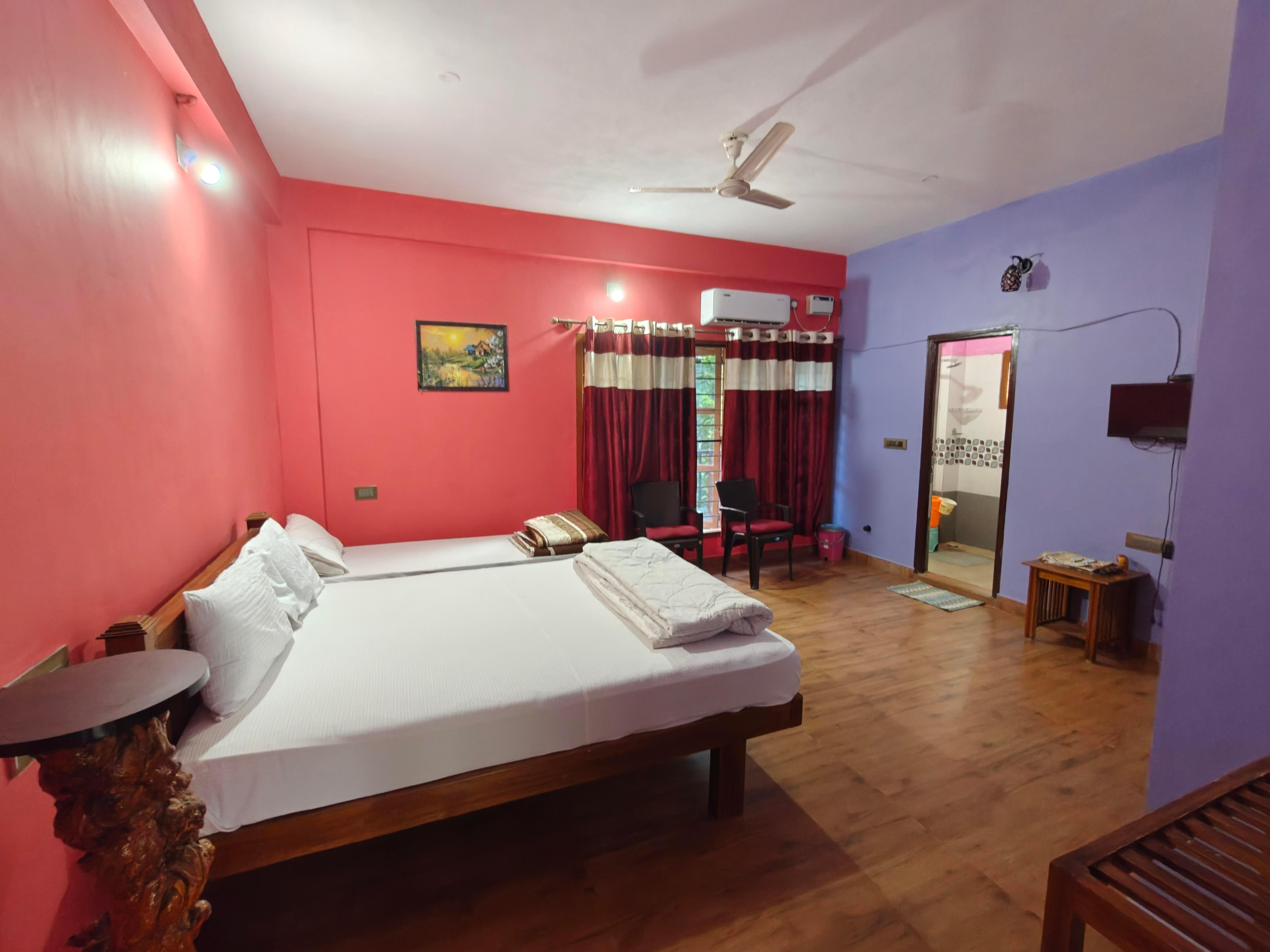 Delightful Homestay, Koppa Room Type - AC Room for 3 sharing - 6, 8