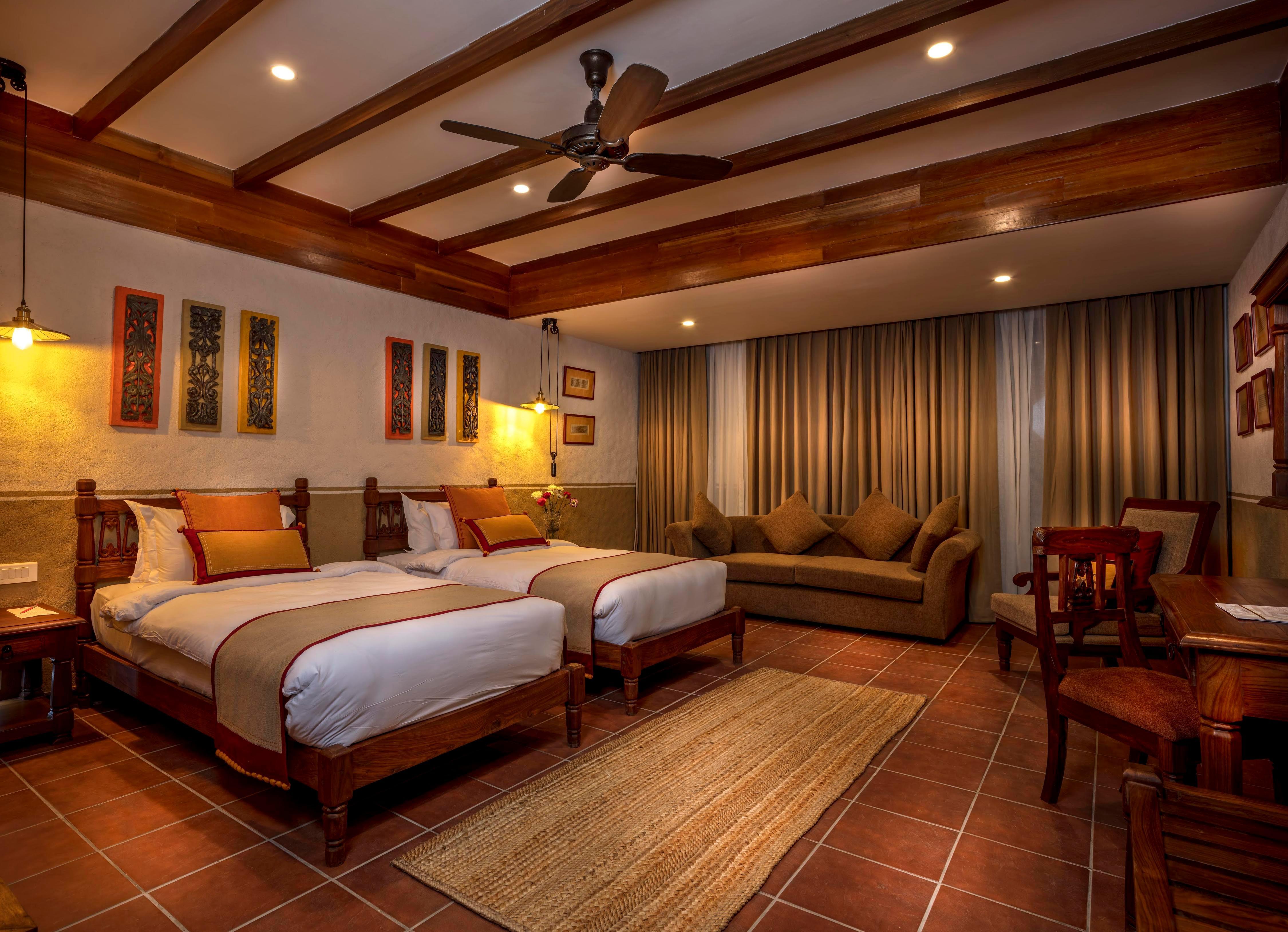 Nepali Ghar Hotel, Thamel – Your Home In Nepal Room Type - Heritage Deluxe Twin Room with Balcony Nepali Ghar Hotel, Thamel – Your Home In Nepal Room Type - Heritage Deluxe Twin Room with Balcony