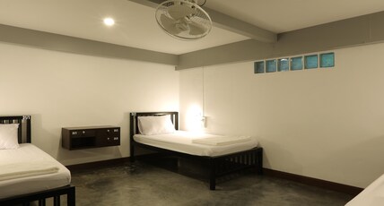 Balcony Party Hostel Room Type - Private Triple Room with Shared Bathroom