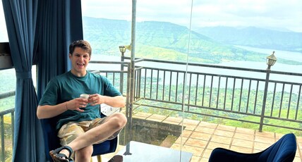 The Canyon Panchgani. Room Type - Deluxe AC Valley view Room