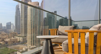 Ramee Dream Hotel Downtown Room Type - Luxury King Room with Balcony:Burj Khalifa View Ramee Dream Hotel Downtown Room Type - Luxury King Room with Balcony:Burj Khalifa View