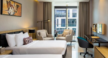 Millennium Place Mirdif Hotel Room Type - Deluxe Room with Two Twin Beds Millennium Place Mirdif Hotel Room Type - Deluxe Room with Two Twin Beds