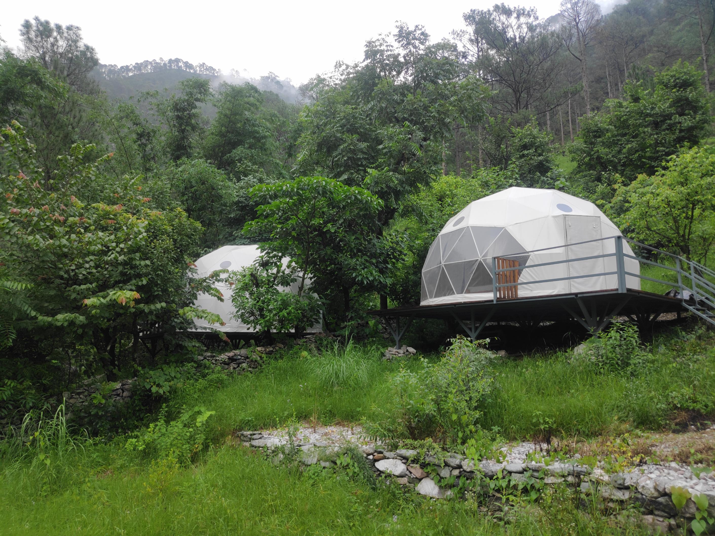 Glamping Tales by the Riverside-Luxe Domes & Tents