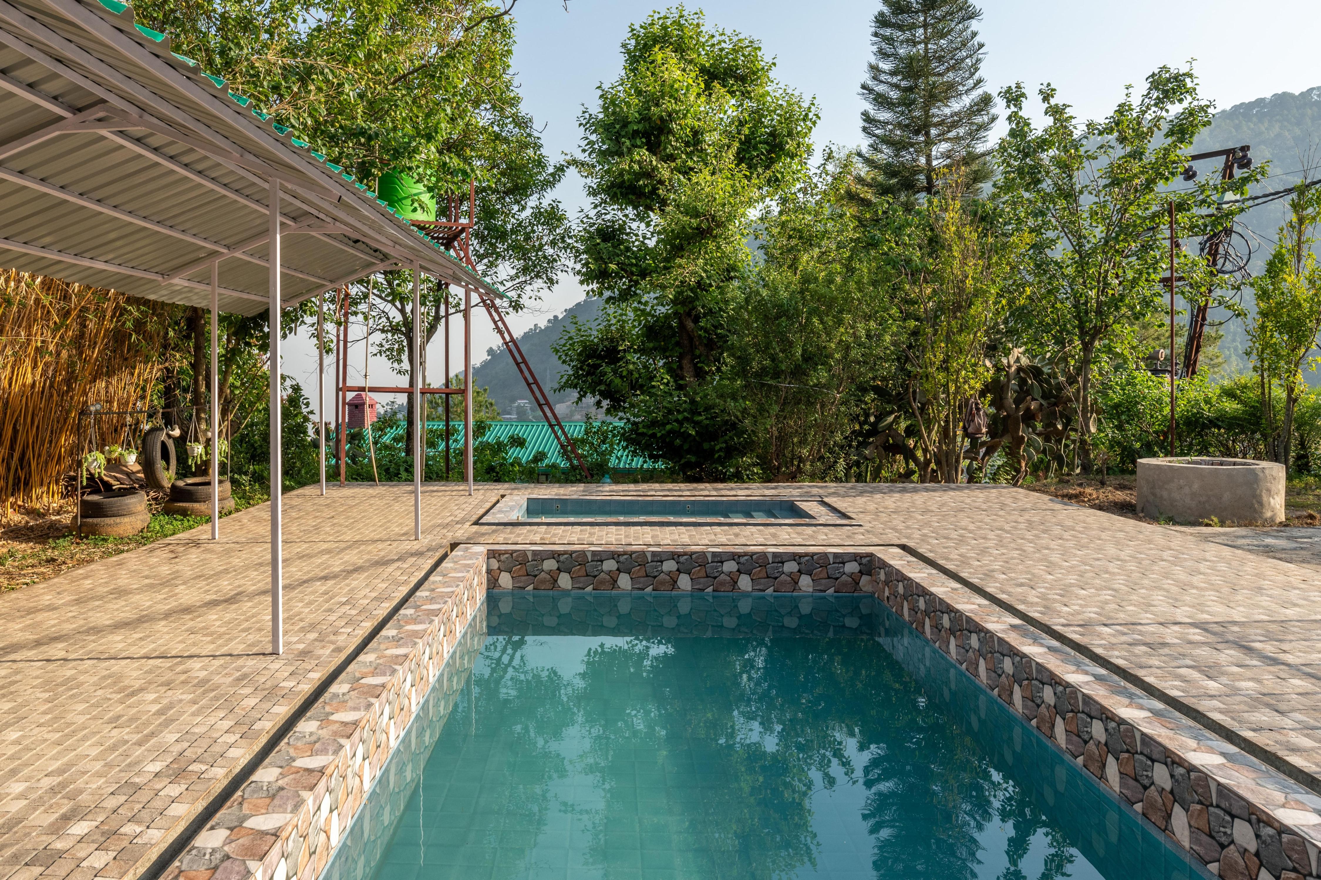 Lake View 3BHK w Pool in Bhimtal |Gargi Cottages - Tap to explore photos