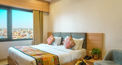 Hotel Rudura Palace - 500 Mtr. away from Railway Station & Bus Stand Room Type - Deluxe Room
