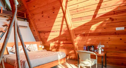 The paradise pool resort Room Type - Premium Wooden A Frame Cottage The paradise pool resort Room Type - Premium Wooden A Frame Cottage