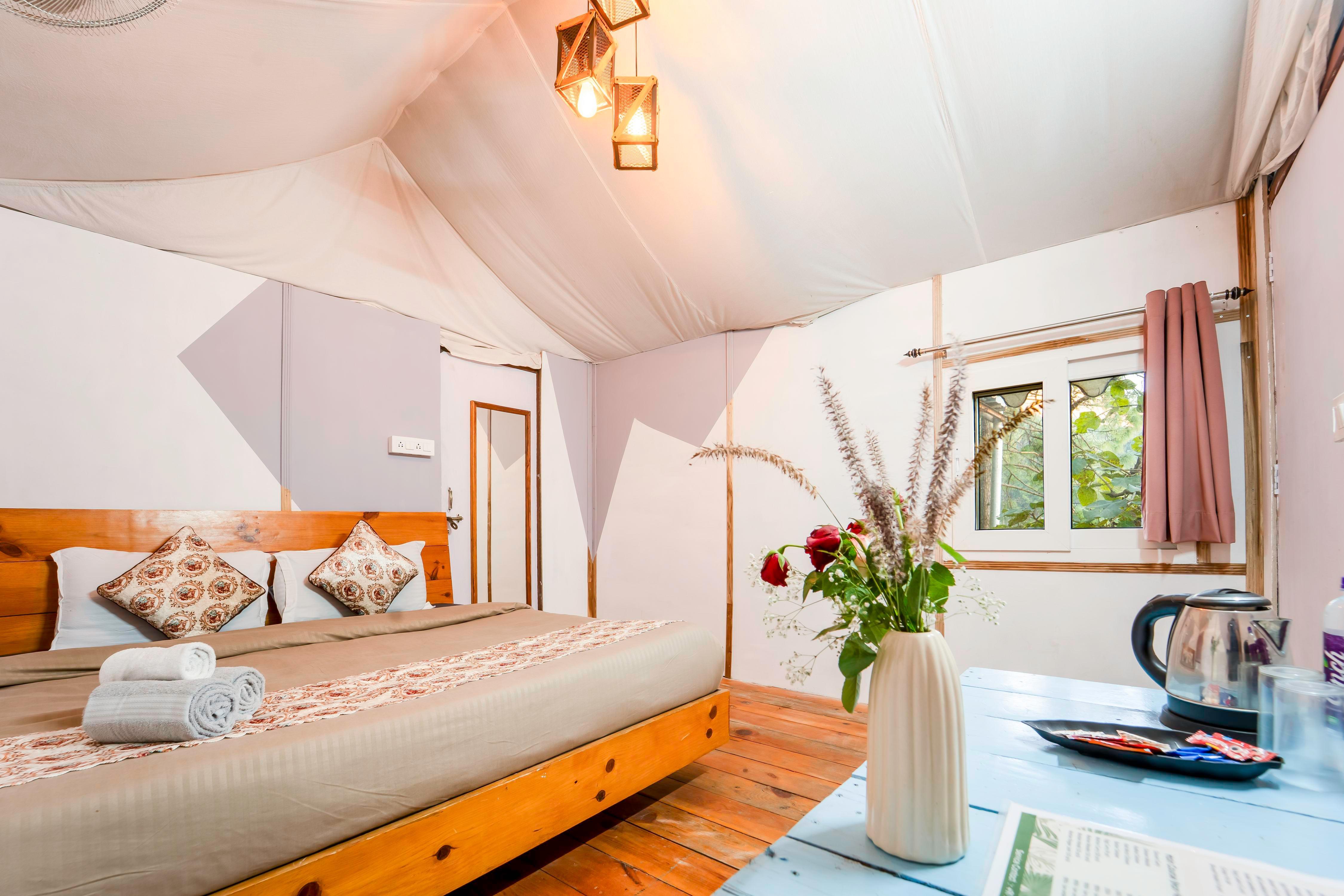 The paradise pool resort Room Type - Luxury Wooden Tents with Balcony
