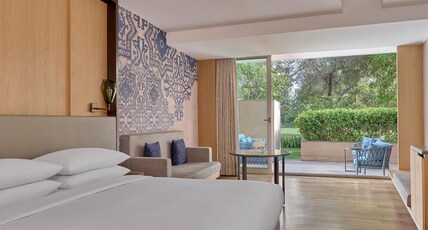 Aravali Marriott Resort & Spa, Delhi NCR Room Type - Premier, Guest Room, 1 King, Garden View