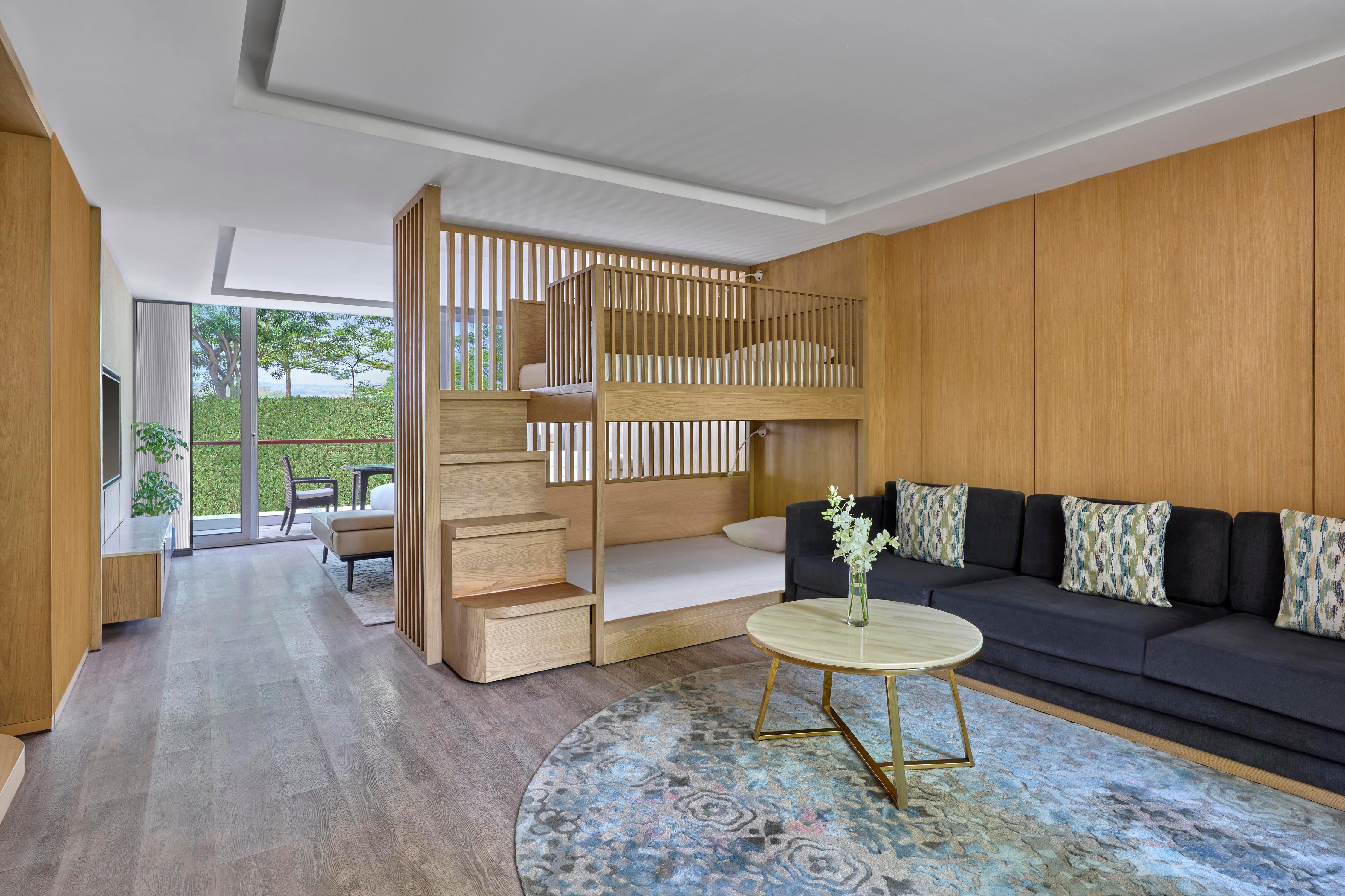 Aravali Marriott Resort & Spa, Delhi NCR Room Type - 1 Bunk Bed, Family Suite, 1 King, Aravali view