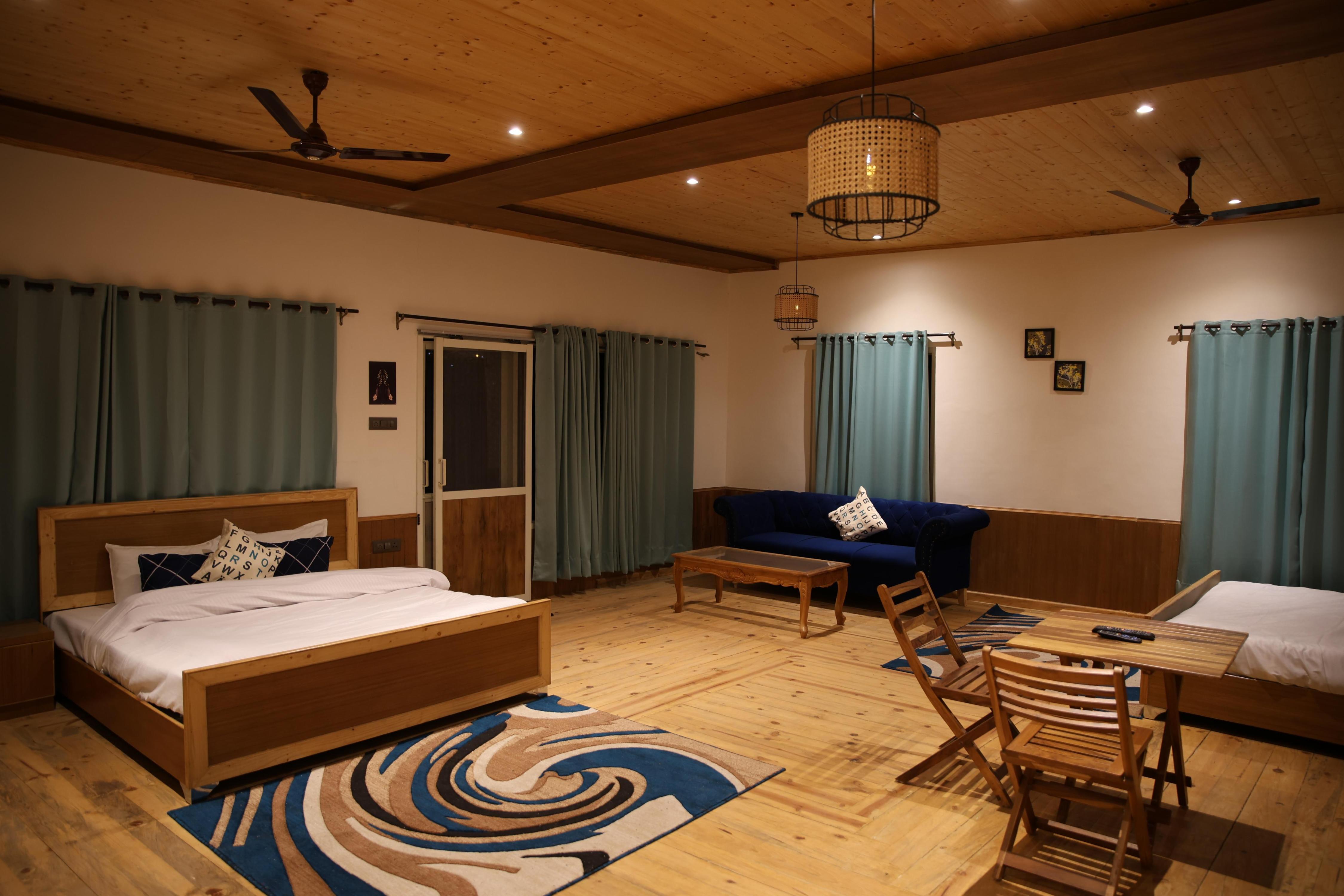 PINE WOOD NIRVANA Room Type - Luxury Quad Cottages - 2 King Beds PINE WOOD NIRVANA Room Type - Luxury Quad Cottages - 2 King Beds