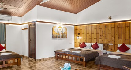 Hatti Eden Coorg Room Type - Standard Quad Room With Pool View And Private Bath 4 (6 Sharing) Hatti Eden Coorg Room Type - Standard Quad Room With Pool View And Private Bath 4 (6 Sharing)