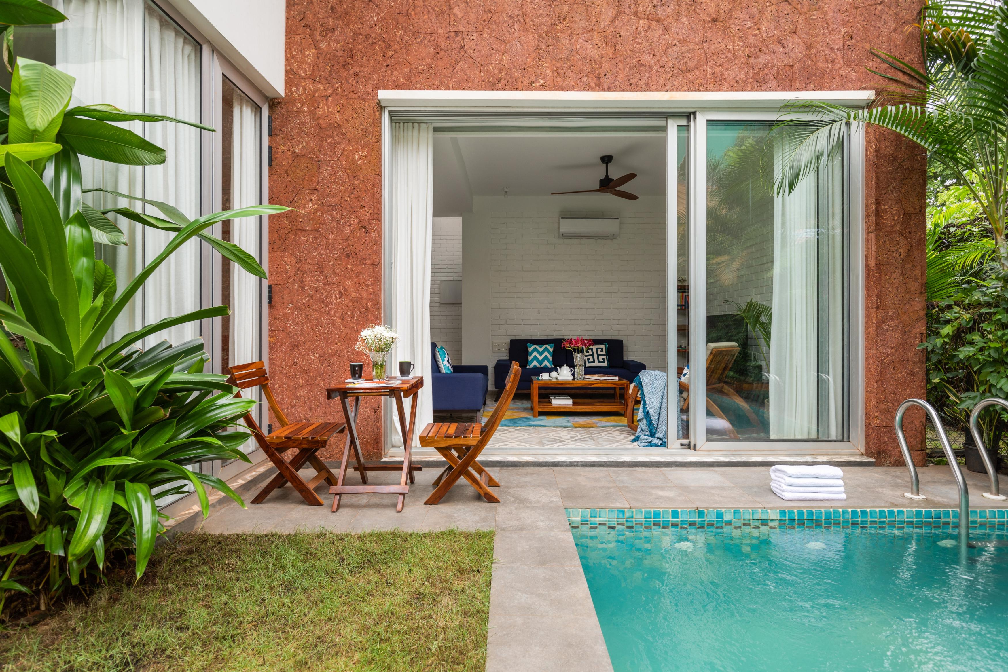 La Risa - 2 BHK Private Pool Villa at Vagator by The Blue Kite (3) - Tap to explore photos