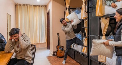 Zostel McLeodganj Room Type - 1 Bunk Bed | Deluxe 6 Bed Mixed Dorm | Shared en-suite washroom Zostel McLeodganj Room Type - 1 Bunk Bed | Deluxe 6 Bed Mixed Dorm | Shared en-suite washroom