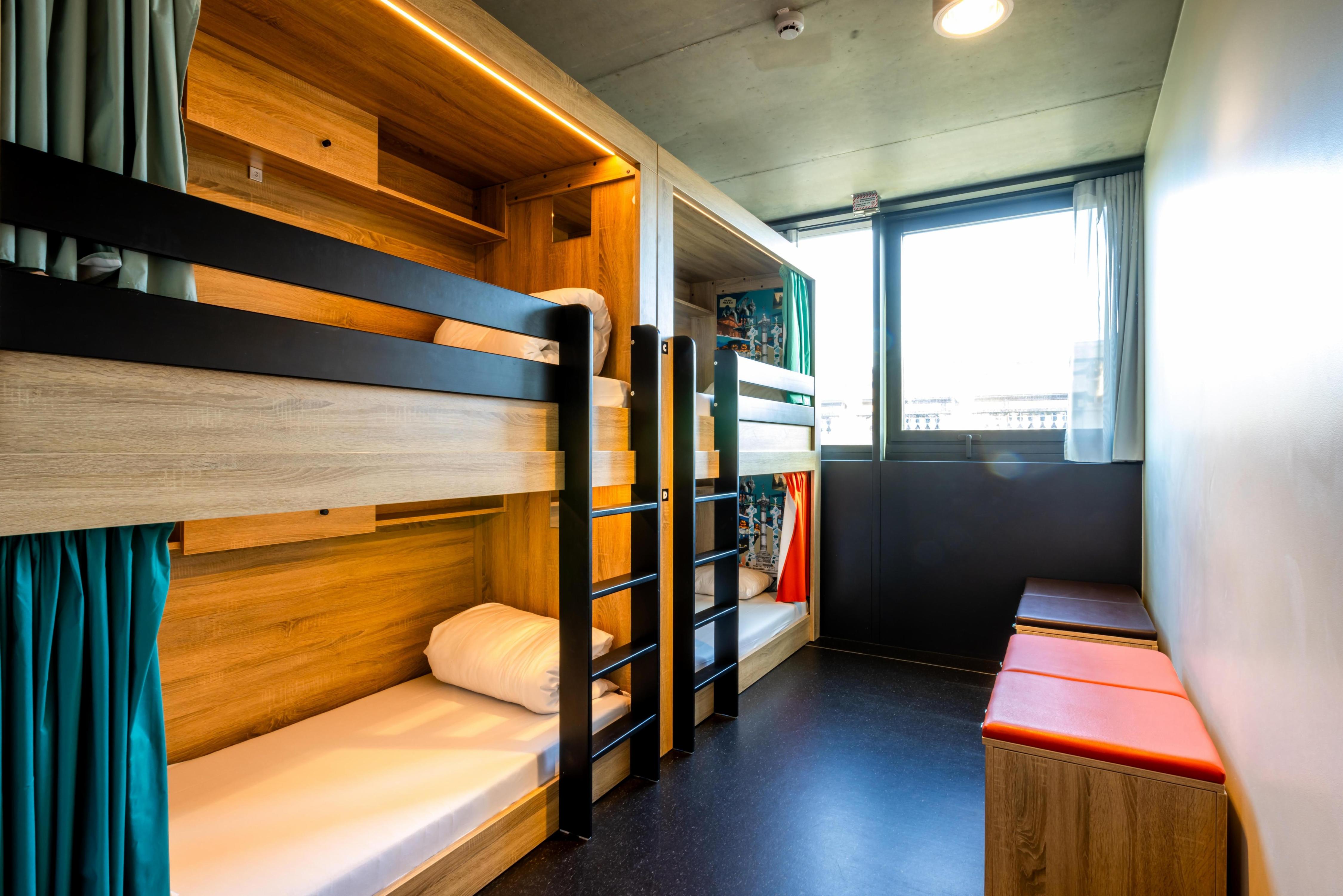 The People Paris Marais Room Type - Bed in a 4 beds mixed dorm with private bathroom