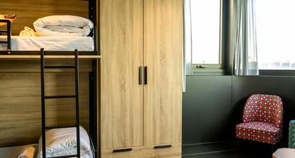 The People Paris Marais Room Type - Deluxe room for 4 with view on the rooftops of Paris
