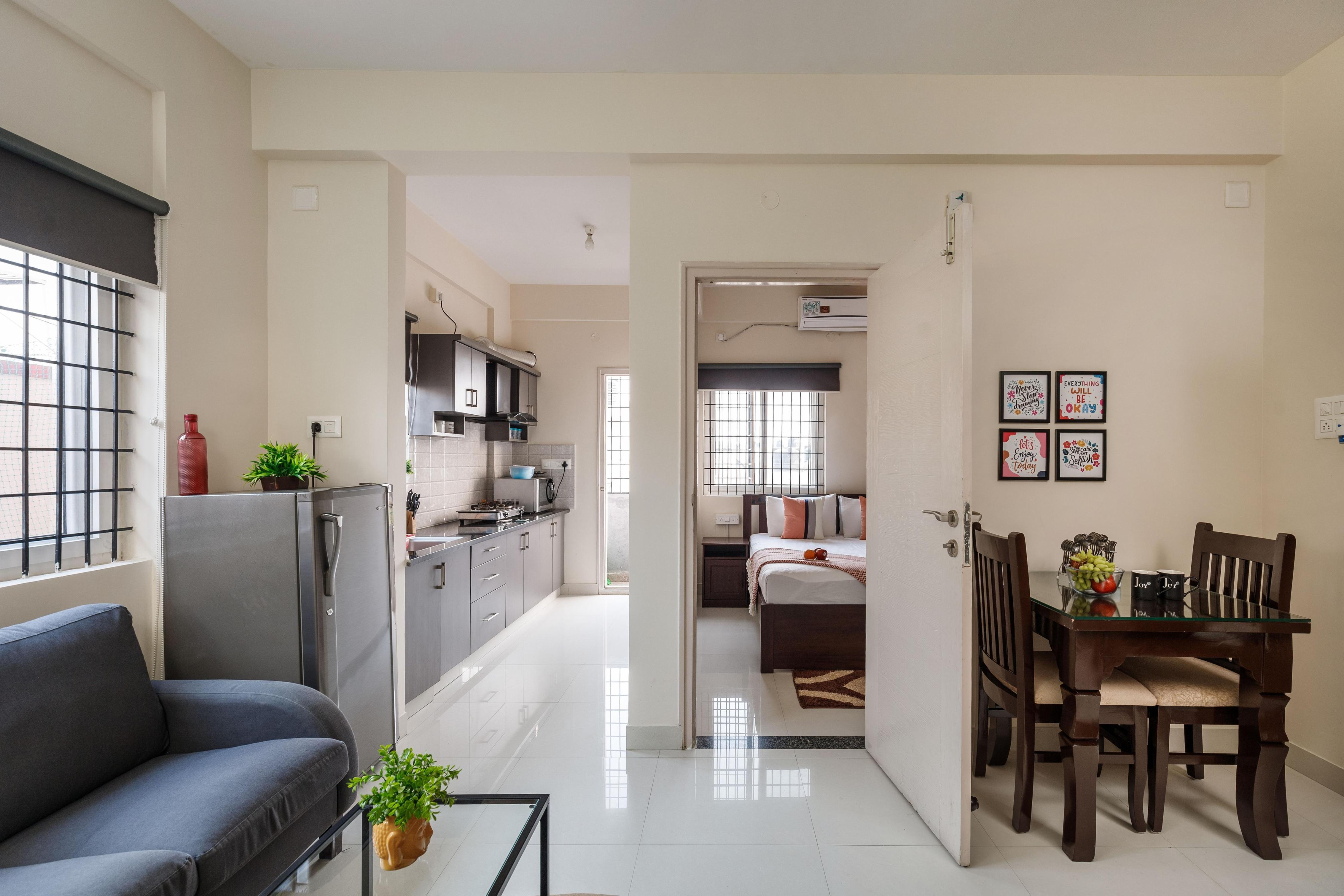 BluO Park View 1BHK - HSR Layout | Terrace Garden - Tap to explore photos