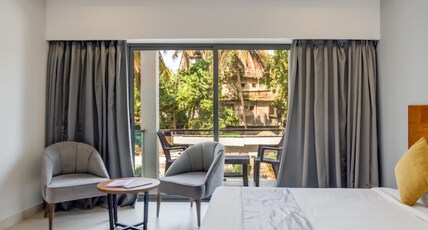 asar Upper House Morjim by Orion Hotels Room Type - Deluxe Double Room With Balcony