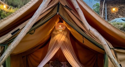 Neerville Waterfall Glamping 40 Minutes Trek Room Type - Large Tents