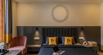 The Hosteller Kasol, Parvati Valley Room Type - Deluxe Double Room with Mountain View x A Block The Hosteller Kasol, Parvati Valley Room Type - Deluxe Double Room with Mountain View x A Block