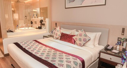 Regenta Place Verka, Amritsar Room Type - Deluxe Room - Pick and Drop-off To Golden Temple Complimentary One Time Regenta Place Verka, Amritsar Room Type - Deluxe Room - Pick and Drop-off To Golden Temple Complimentary One Time