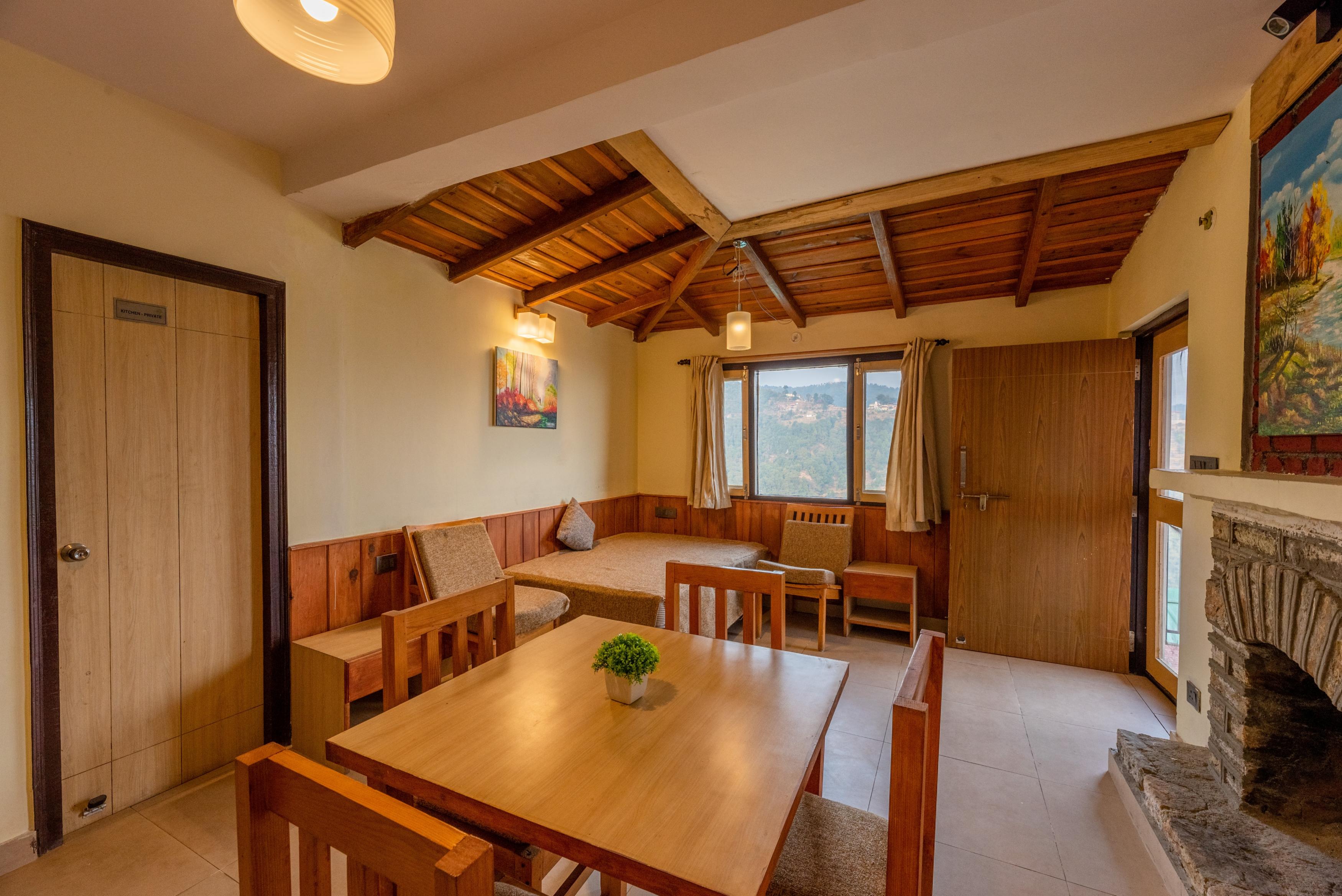 Pet-Friendly 2BHK w mountain view | Dream Cottage (3) by Roam Home - Tap to explore photos