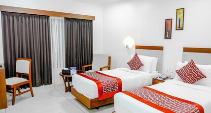 KKM INTERNATIONAL Thiruvananthapuram Room Type - Deluxe Twin Room KKM INTERNATIONAL Thiruvananthapuram Room Type - Deluxe Twin Room