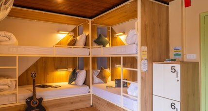 Zostel Shillong Room Type - 1 Bunk Bed | Standard 6 Bed Mixed Dorm (with balcony) | Shared en-suite washroom Zostel Shillong Room Type - 1 Bunk Bed | Standard 6 Bed Mixed Dorm (with balcony) | Shared en-suite washroom