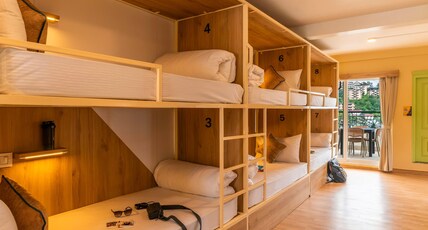 Zostel Shillong Room Type - 1 Bunk Bed | Deluxe 8 Bed Mixed Dorm (with balcony) | Shared en-suite washroom Zostel Shillong Room Type - 1 Bunk Bed | Deluxe 8 Bed Mixed Dorm (with balcony) | Shared en-suite washroom