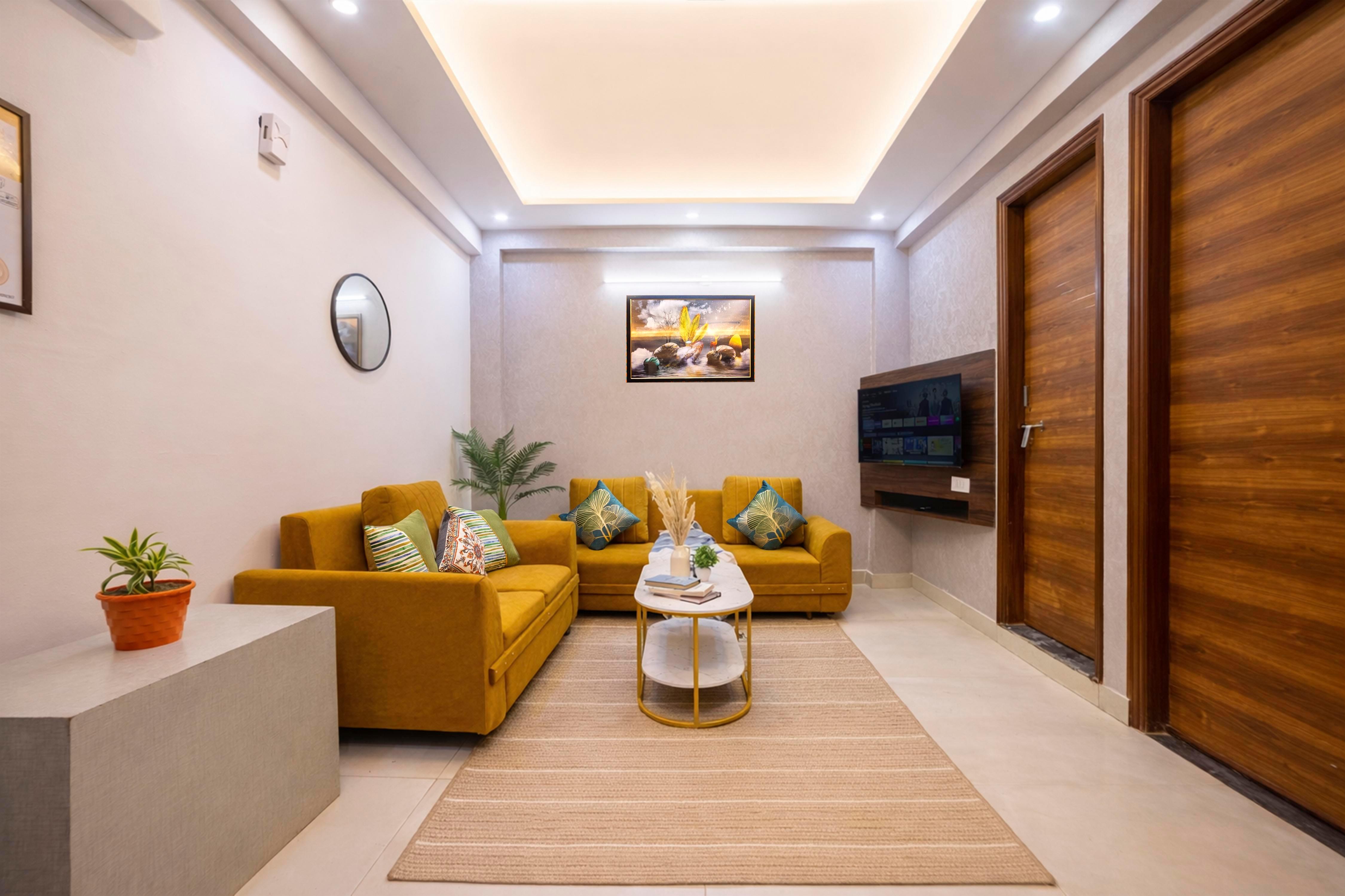 Peaceful Huts | 2 BHK Entire Apartment (Without Lift) - Tap to explore photos