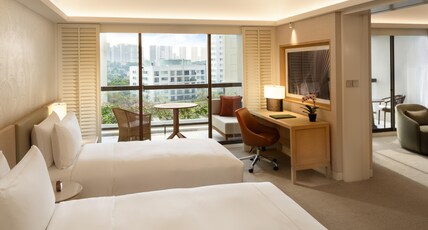 Conrad Singapore Orchard Room Type - TWIN DELUXE BALCONY SUITE